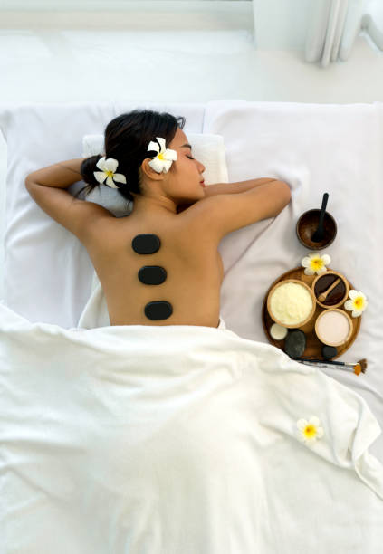 Ambiente de massagem tranquilo